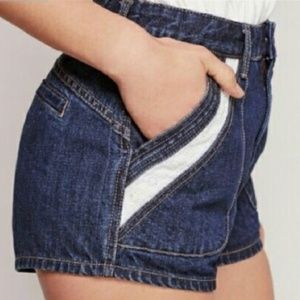 Free People | Dark Wash High Waist Shorts sz 27